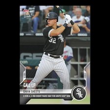 Gavin Sheets - 2021 MLB Topps Now Card 430 - Print Run: 1,110 Chicago White Sox
