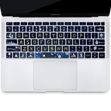 WSLUCKO Keyboard Cover MacBook Air 13-inch Model: A1932, 2018 , Space Man