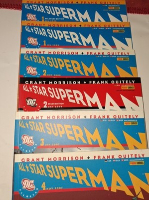 All Star Superman Nr.1-4+Erlangen und Essen Variants, 2006, Panini, wie neu