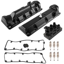 Aluminum Valve Cover Ignition Set for 2007-2011 Ford Crown Victoria 4.6L L&R