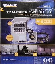 Reliance 8000 Watt  6-Circuit 30A Back-up Power Transfer Switch Kit - 306LRK