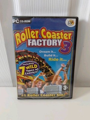 Roller Coaster Factory 3 PC CD-ROM SPIEL Brandneu & Factory Sealed