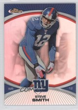 2010 Topps Finest Refractor Steve Smith #57 6y1