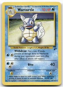 Wartortle 63/130 Base Set 2 Uncommon