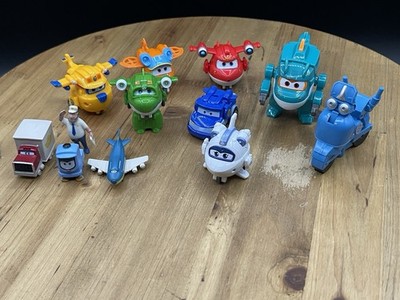 Super Wings Transforming Mini Friends Jet Plane Toy Action Figures Lot of 12