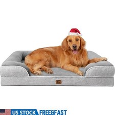 Orthopedic Dog Bed Memory Foam Sofa Style Waterproof Easy Clean Extra Large New