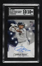 2024 Topps Series 1 Baseball Stars Everson Pereira #BSA-EVE SGC 10 GEM Auto 04qn
