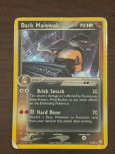 Dark Marowak 7/109 Holo Pokemon EX Team Rocket Returns Damaged on eBay