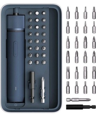 HOTO Electric Screwdriver Kit, Upgraded 1/4'' Hex 25 Bits, Magnetic Lid,
