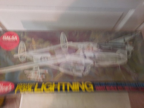 Guillows Lockheed P-38L Lightning Airplane Wood Model Kit # 2001 SEALED - Picture 2 of 24