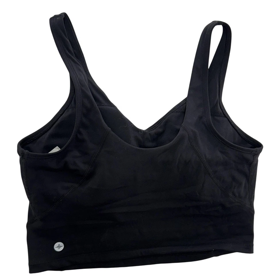 Sujetador deportivo Halara para mujer XS negro nailon elastano entrenamiento atlético yoga top gimnasio Foto 2 de 4