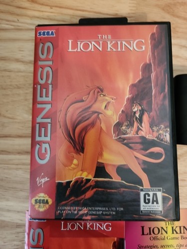 The Lion King Sega Genesis 1994 Complete CIB w/ Manual Untested - Picture 2 of 7