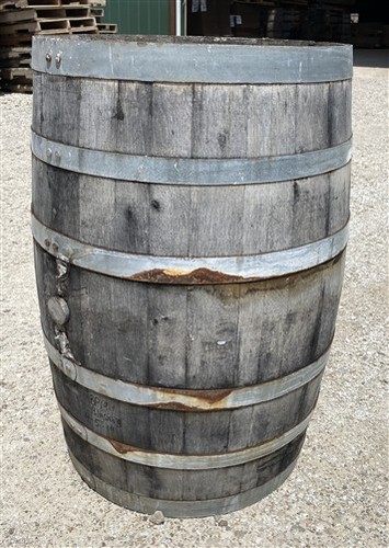 Whiskey Wine Barrel, Vintage Reclaimed Used Wood Barrel, Primitive Rum Keg, K