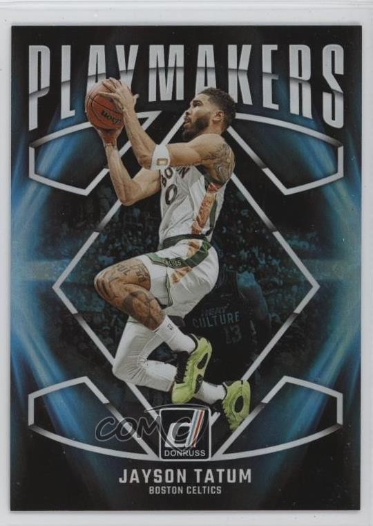 2024-25 Panini Donruss Playmakers Jayson Tatum #13 6m7