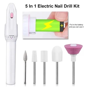 Professional Electric Nail File Drill Portable Manicure Pedicure Machine Set