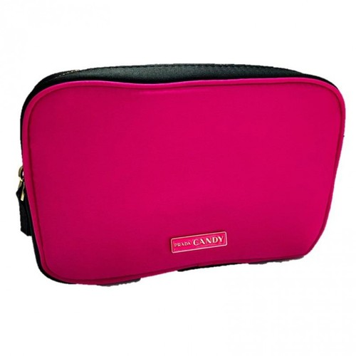 Prada cosmetic bag Clutch shocking pink