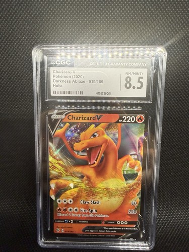 Charizard V graded CGC 8.5 for sale on eBay