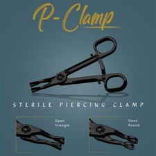 DISPOSABLE CLAMPS ROUND SHAPE  FOR PIERCINGS 30 PCS