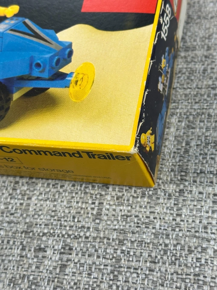 LEGO Vintage 1558 Mobile Command Trailer Classic Space 1986 SEALED NEW in BOX!! - Image 3 of 4