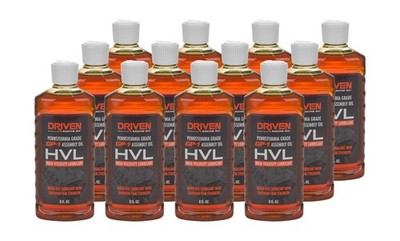 DRIVEN RACING OIL HVL High Viscosity Lube Case 12 x 8 oz. 50050-12