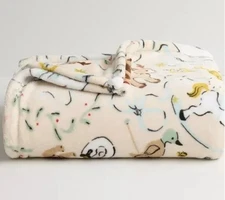 the big one throw blanket Nostalgic Plush 5ft x 6ft