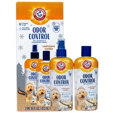 Arm Hammer Odor Control Pet Deodorizing Set, Holiday 8 Fl Oz Pack of 2