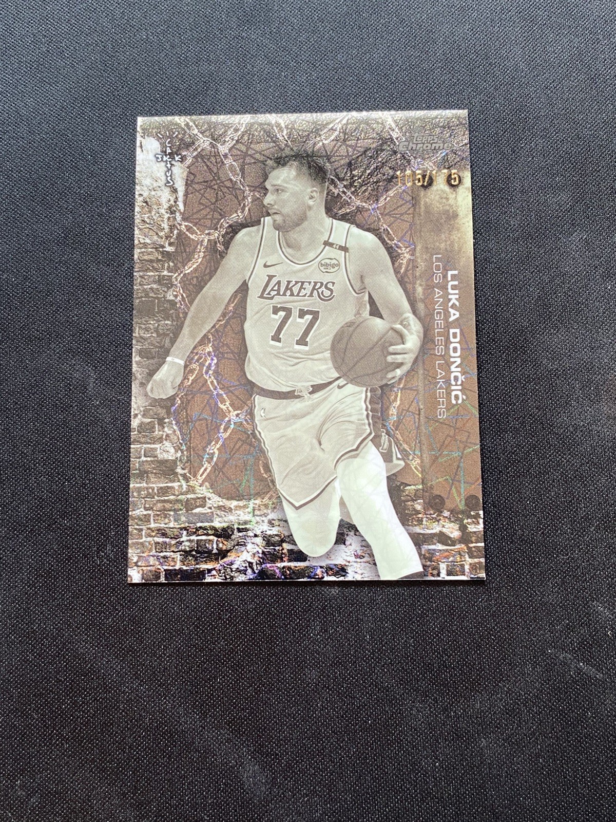 Luka Doncic 2025-26 Topps Chrome Cactus Jack /175 Lasers Refractor #47