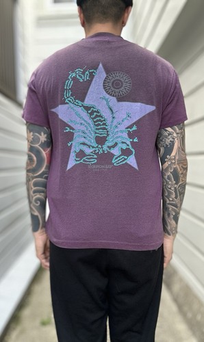 Vintage Scorpion Bay Mas Fina Tee Shirt 80’s 90’s Era Surf USA Single Stitch XL - Bild 3 von 16