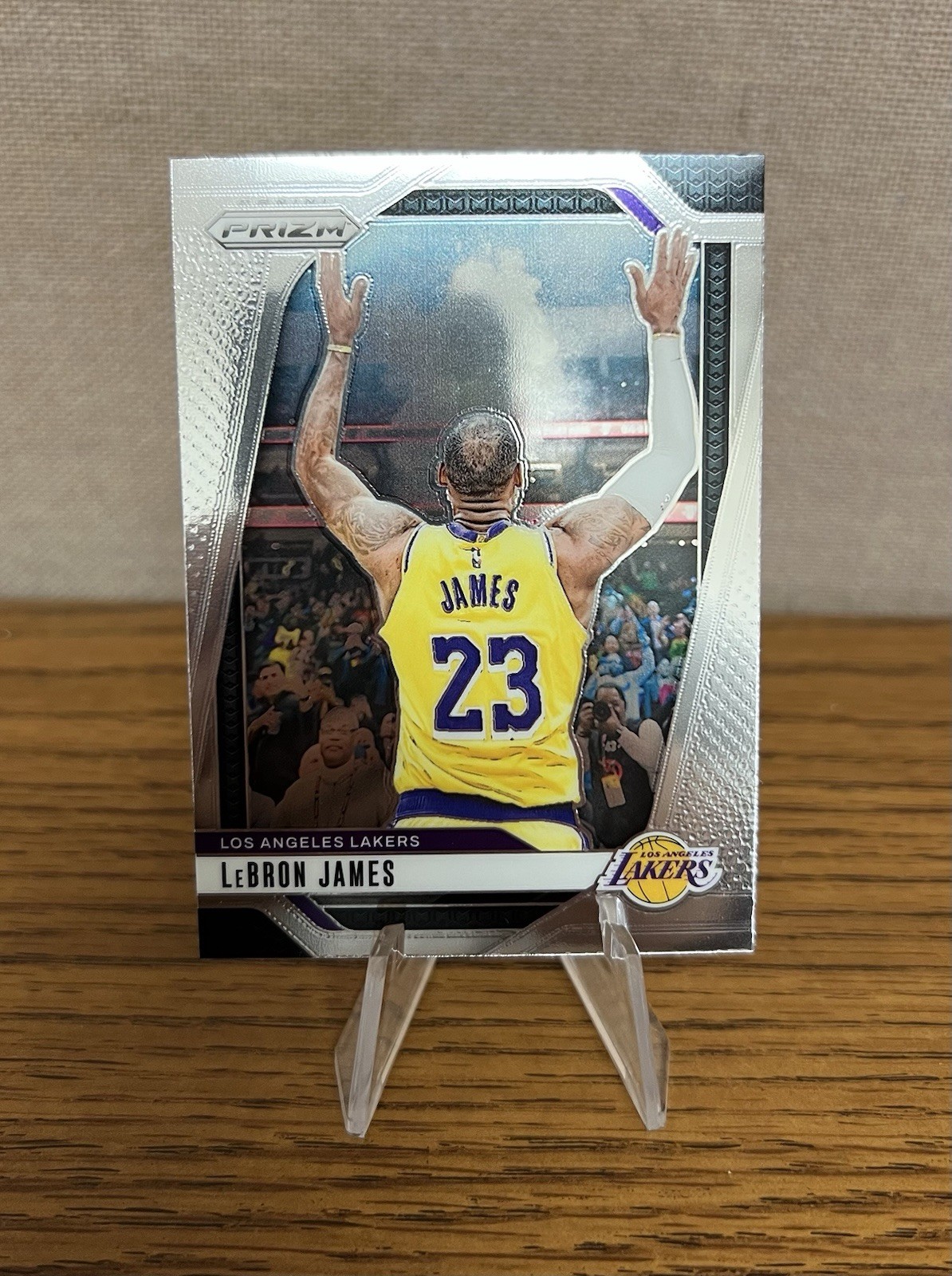 Lebron James Chalk Toss 2024-25 Panini Prizm NBA #130 Los Angeles Lakers