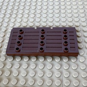 LEGO Castle, Ninja: 1 Brown Stockade Door 1 x 5 x 7 1/2, 30223, 6093, PARTS 1998