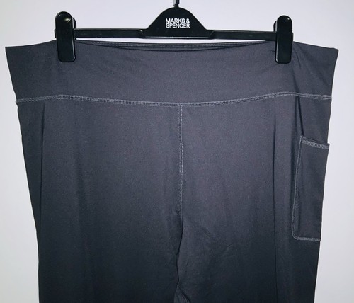 Brandneu mit Etikett ÜBERGRÖSSE dunkelgraue Damen-Trainingsleggings Yoga-Hose Größe 22 - Bild 4 von 12
