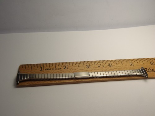 11-12mm Speidel Twist-o-Flex Stainless Steel Watchband, Flexible New Old Stock - Picture 9 of 24