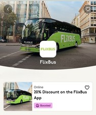 20% OFF On Flix Bus