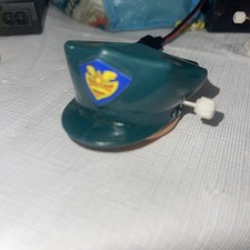 Wind Up Tomy Blue Aviator Hat Working Condition WR1