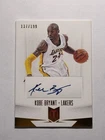 KOBE BRYANT 2012/13 PANINI MOMENTUM ON CARD AUTOGRAPH LAKERS AUTO SSP /199