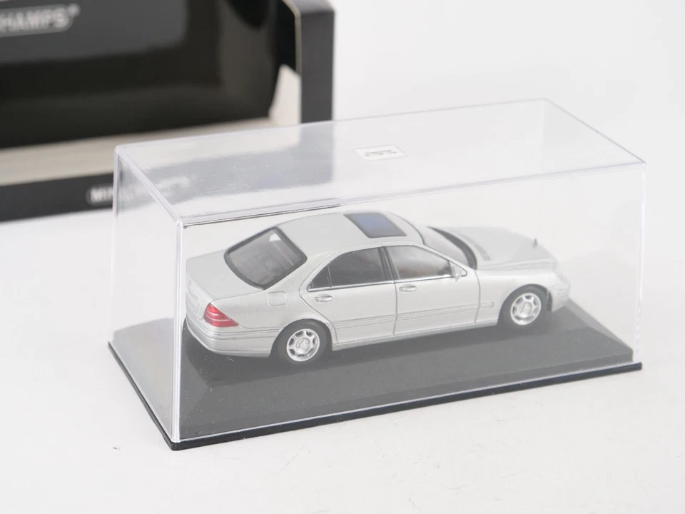 Minichamps 1/43 Mercedes-Benz Classe S 1998 Argento Edizione Limitata - Immagine 4 di 4
