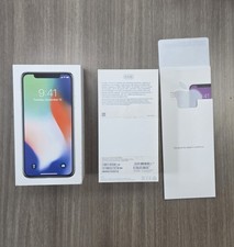 Apple iPhone X Silver 64GB EMPTY BOX ONLY