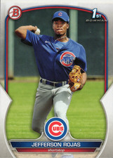 2023 Topps Bowman Jefferson Rojas #BP-70 Chicago Cubs 1st Prospects MLB Basebal