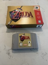 Zelda Ocarina Of Time N64 Box And Cartridge Authentic Excellent