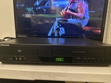 Samsung DVD-V9800 DVD/VHS Combo Player W/Remote for Parts or Repair DVD Works