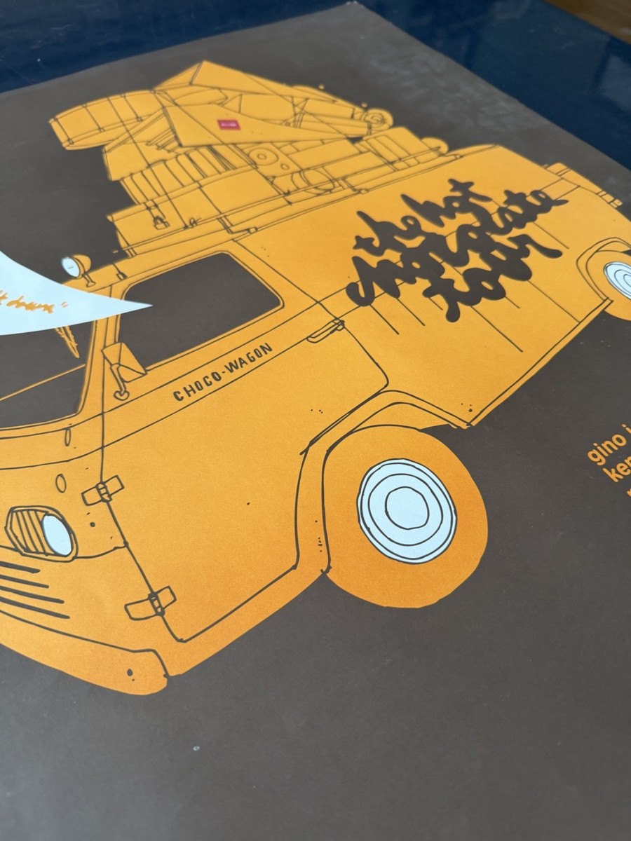 Chocolate Skateboards Hot Chocoloate Tour Silk Screened Poster | eBay