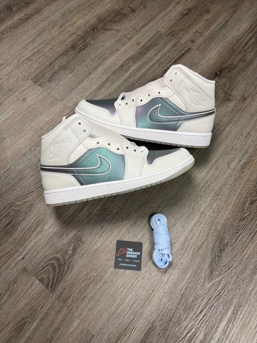 Jordan 1 Mid Phantom Iridescent for Sale | Authenticity Guaranteed