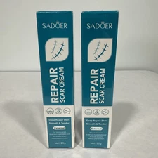 2 Pack SADOER Scar Cream For Men Women, Scar Repair Cream, Deep Repair, exp 3/28