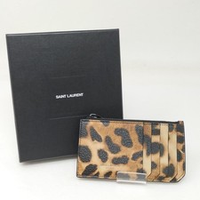 SAINT LAURENT PARIS COIN CARD HOLDER BND609362.0922 Used