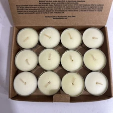 Home Interiors FLOWER SHOPPE Scented Tea Light Candle Box of 12 NEW V-10250