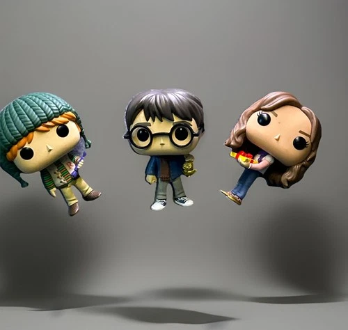 Funko Pop Harry Potter Vinyl Figure's Lot of 3 Harry Potter Ron Weasley Hermione
