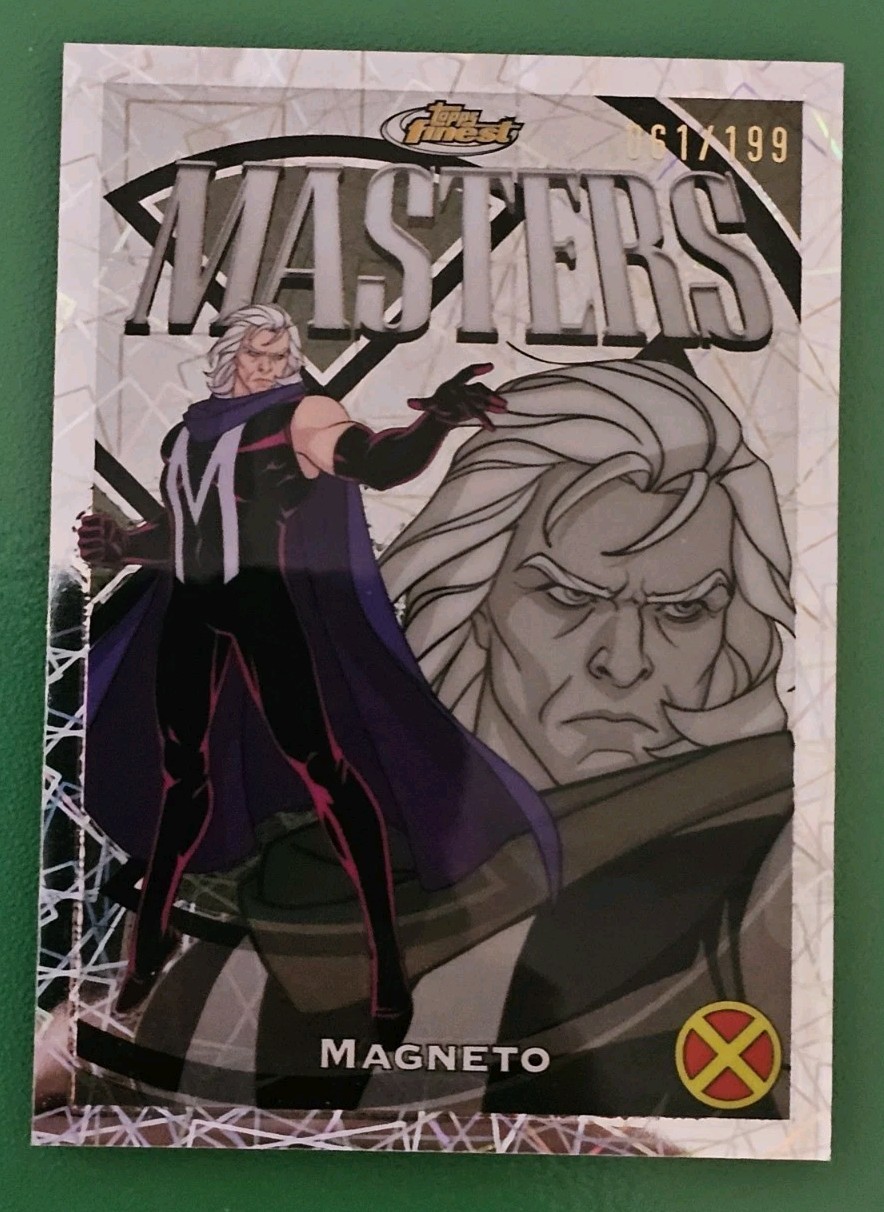 2025 Topps Finest Marvel X-Men '97  - #64 Magneto - Laser Refractor /199
