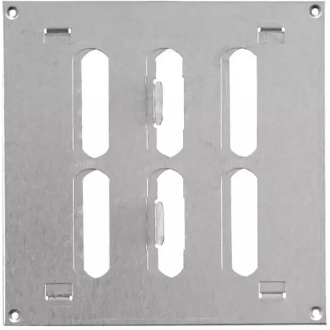 Grille métal réglable 150 x 150 mm galvanisée - MR1515RZn - Photo 1/2