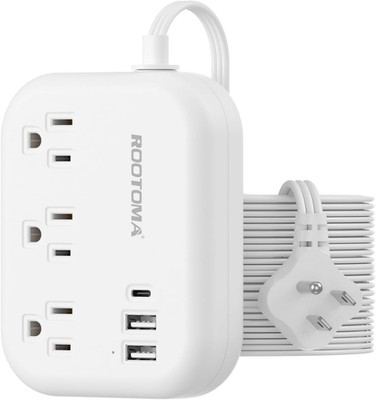 Flat Extension Cord 15 FT behind Furniture-Ultra Slim Cord under Carpet, Rug, Do