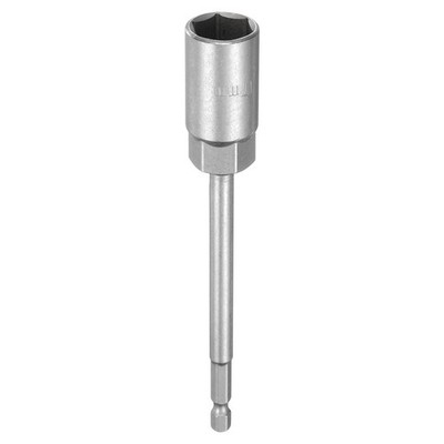 Nut Driver Drill Bit 16mm Socket 1/4'' Hex Shank 6'' Extra Long Setter